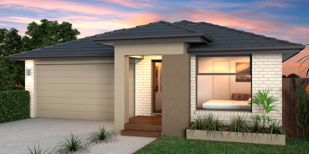 8.5m single garage facade2
